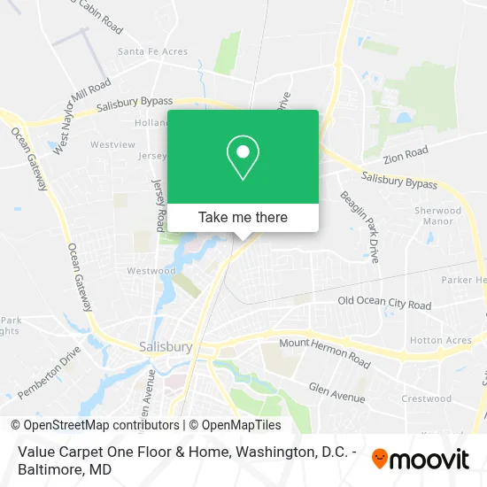 Value Carpet One Floor & Home map