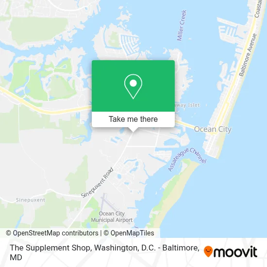The Supplement Shop map