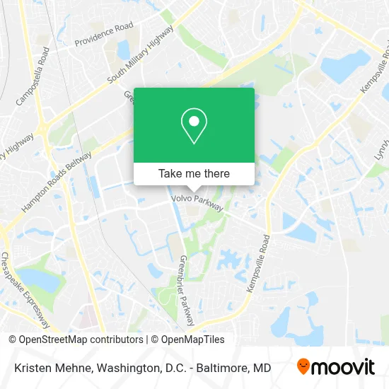 Kristen Mehne map