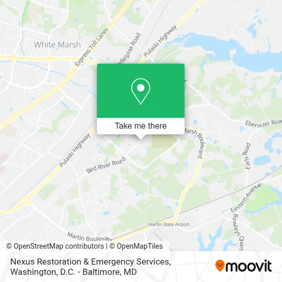 Nexus Restoration & Emergency Services map