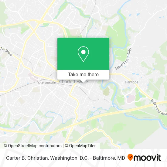 Carter B. Christian map
