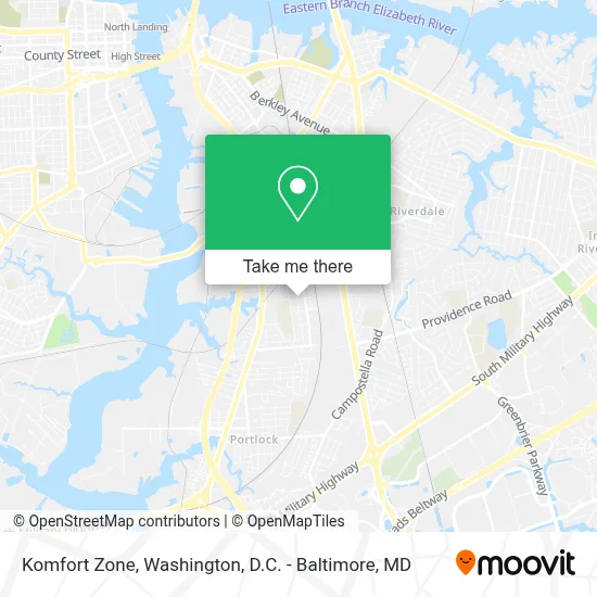 Komfort Zone map