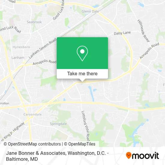 Jane Bonner & Associates map