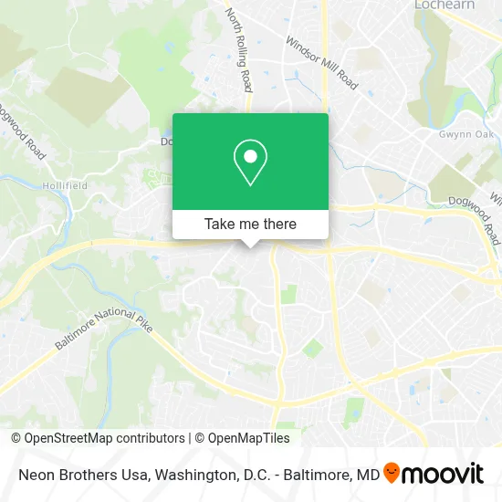 Neon Brothers Usa map