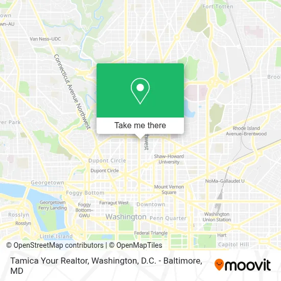 Tamica Your Realtor map