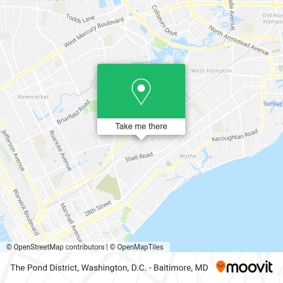 The Pond District map