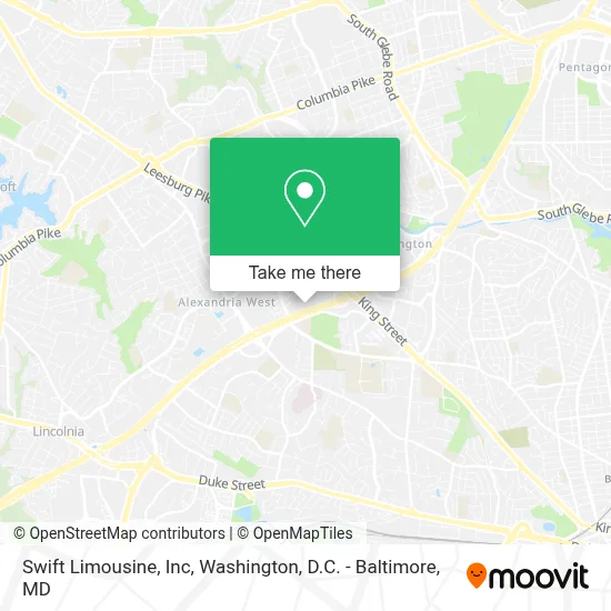 Swift Limousine, Inc map