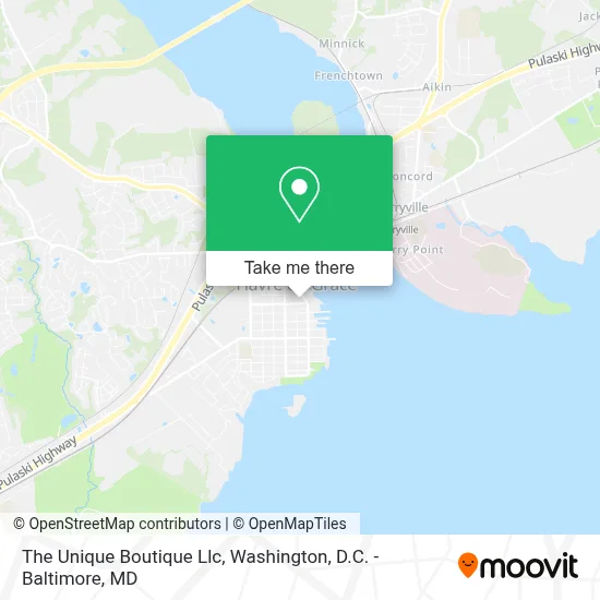 The Unique Boutique Llc map