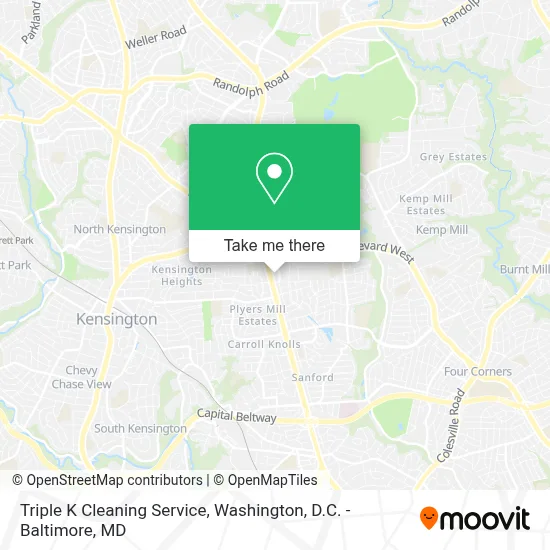 Triple K Cleaning Service map
