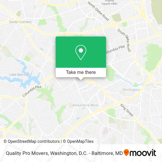 Quality Pro Movers map