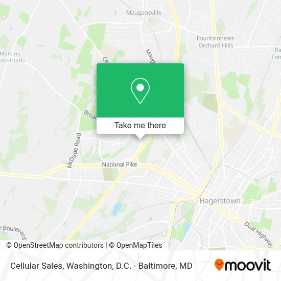 Cellular Sales map