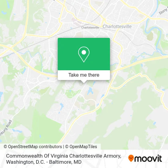 Commonwealth Of Virginia Charlottesville Armory map