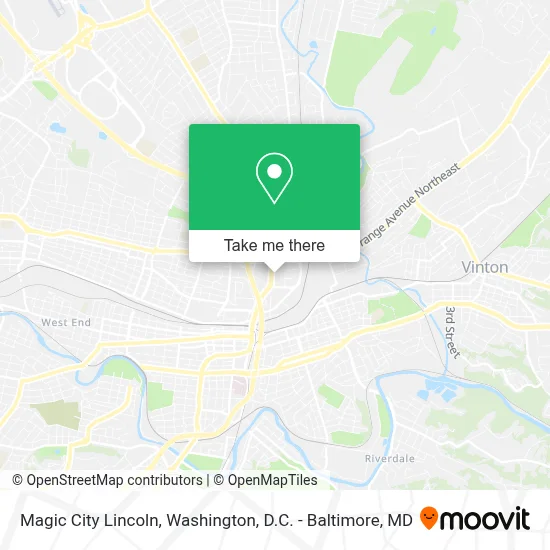 Magic City Lincoln map