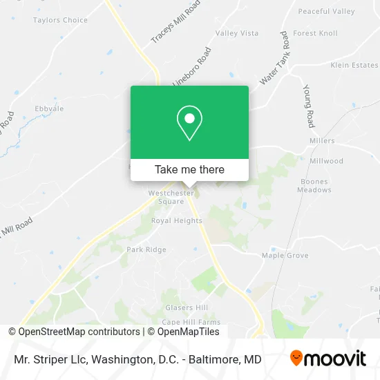 Mr. Striper Llc map