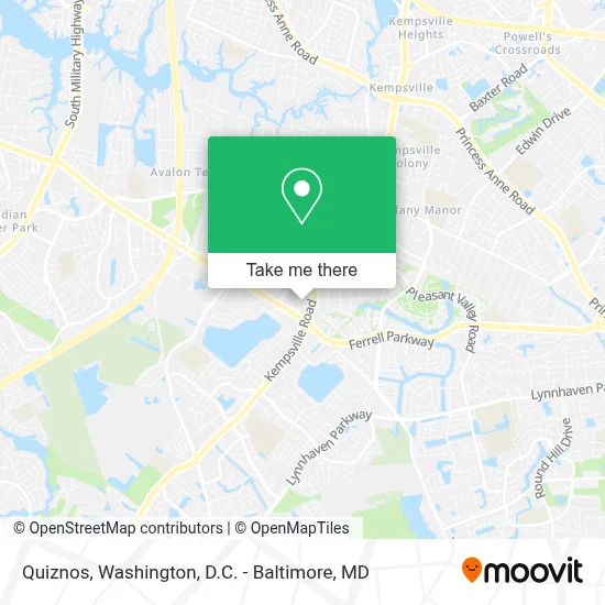 Quiznos map