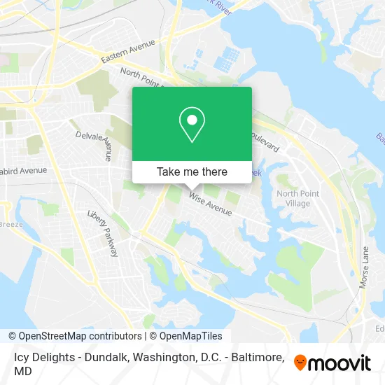 Icy Delights - Dundalk map