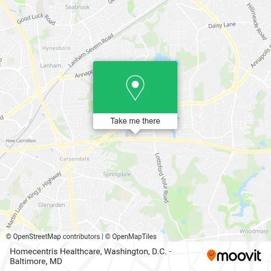 Homecentris Healthcare map