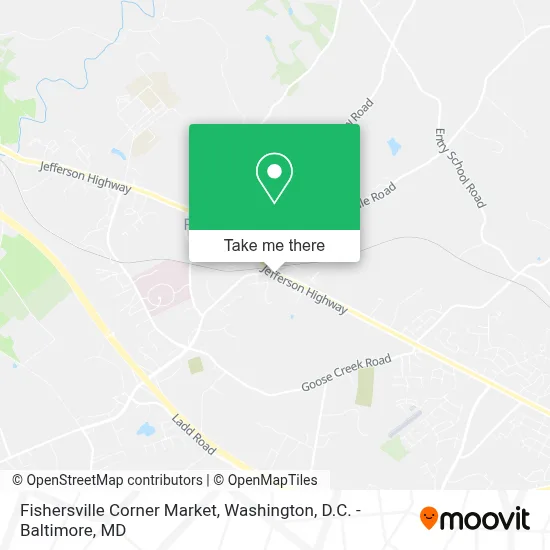 Fishersville Corner Market map