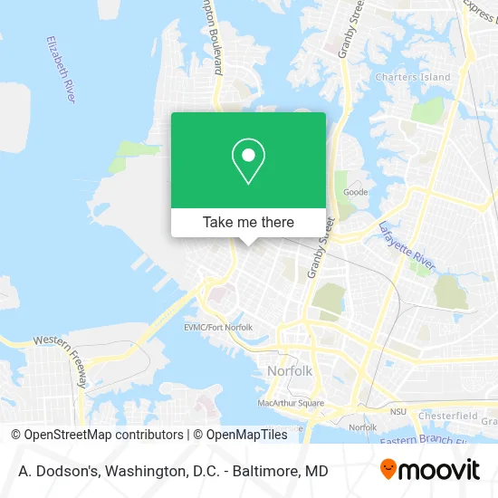 A. Dodson's map
