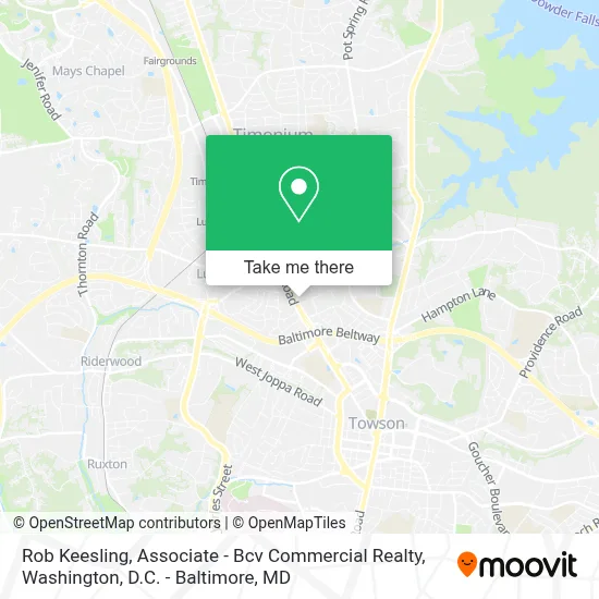 Rob Keesling, Associate - Bcv Commercial Realty map