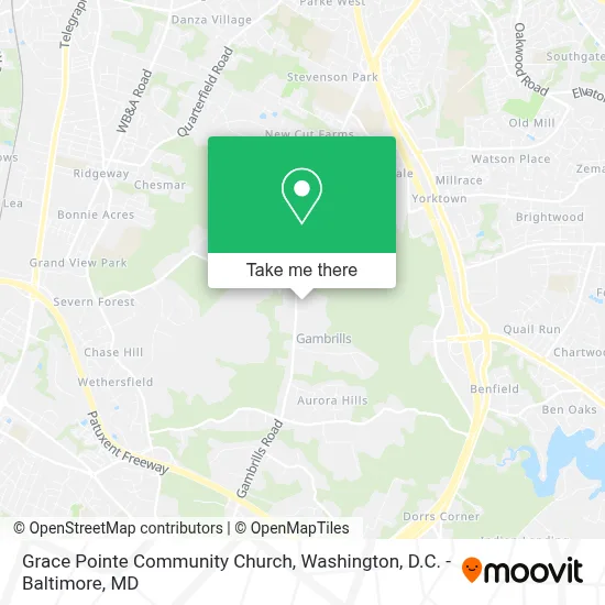 Grace Pointe Community Church map