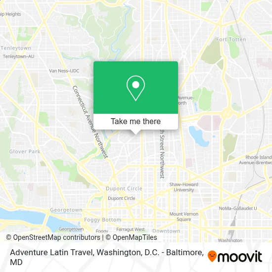 Adventure Latin Travel map