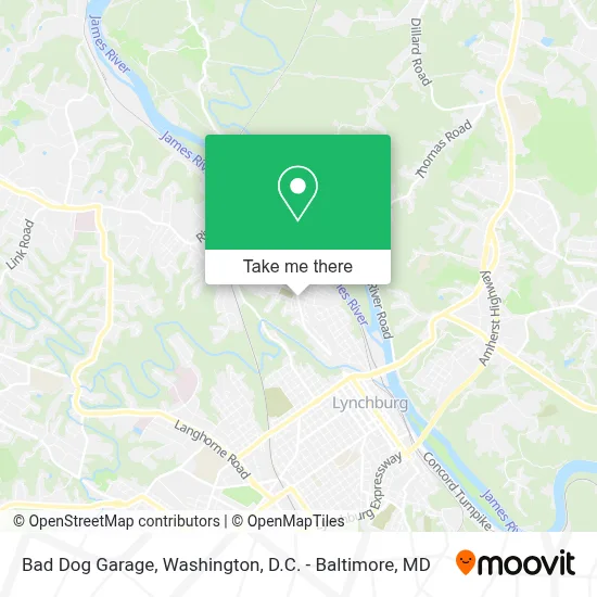 Bad Dog Garage map