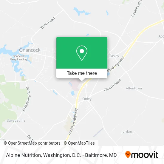 Alpine Nutrition map