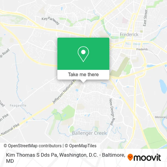 Kim Thomas S Dds Pa map