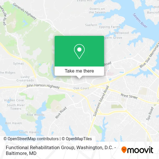 Functional Rehabilitation Group map