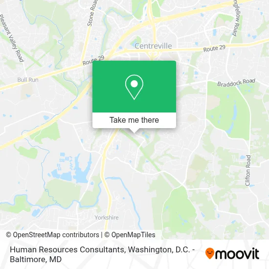 Human Resources Consultants map