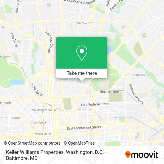 Keller Williams Properties map