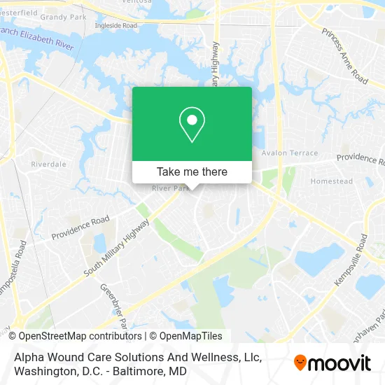 Alpha Wound Care Solutions And Wellness, Llc map