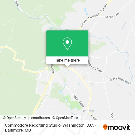 Commodore Recording Studio map