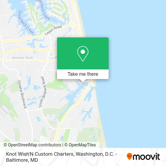 Knot Wish'N Custom Charters map