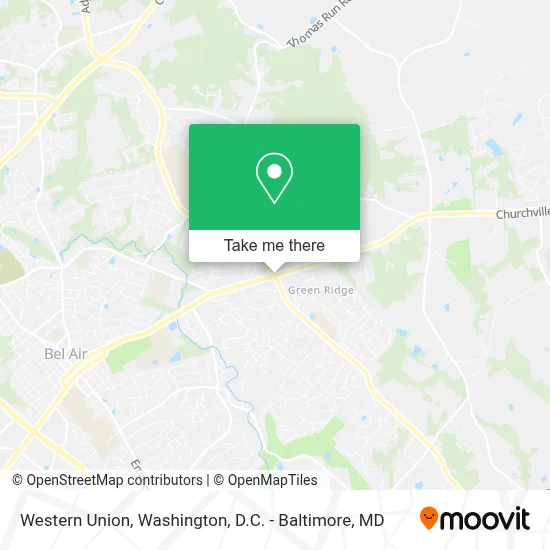 Western Union map