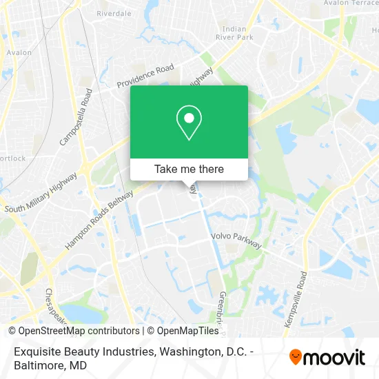 Exquisite Beauty Industries map