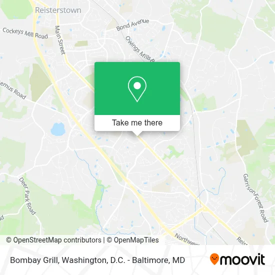 Bombay Grill map