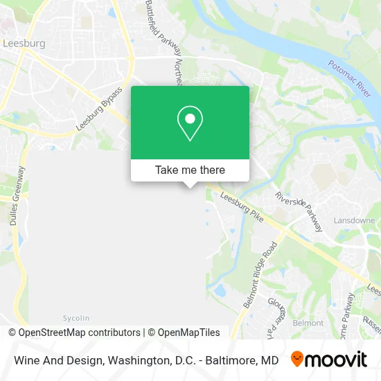 Wine And Design map
