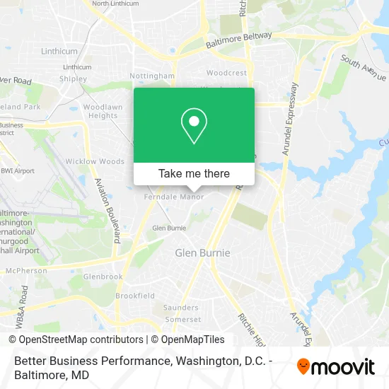 Better Business Performance map
