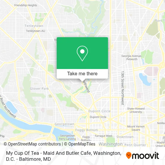 My Cup Of Tea - Maid And Butler Cafe map