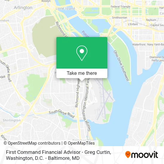 First Command Financial Advisor - Greg Curtin map