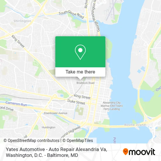 Yates Automotive - Auto Repair Alexandria Va map