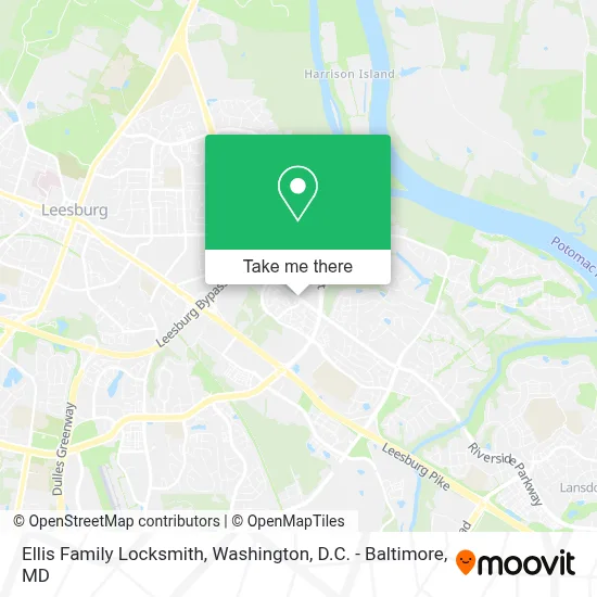 Ellis Family Locksmith map