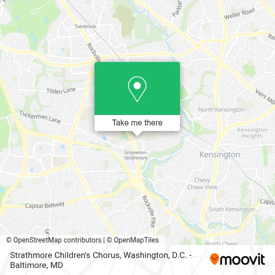 Strathmore Children's Chorus map