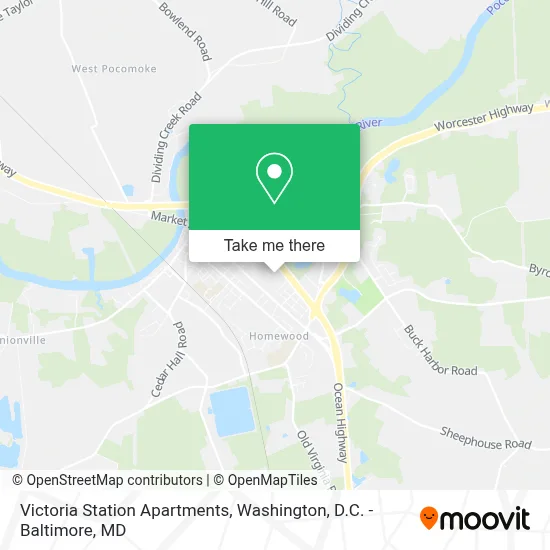 Victoria Station Apartments map
