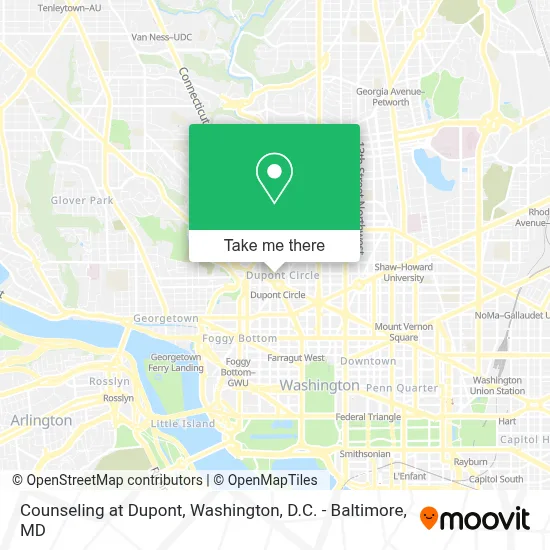 Counseling at Dupont map