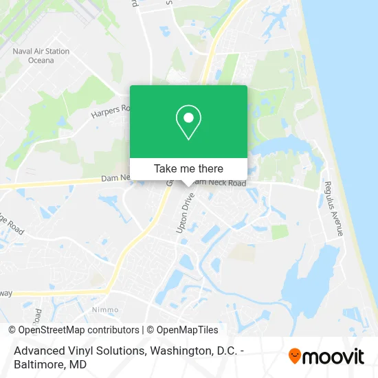 Advanced Vinyl Solutions map