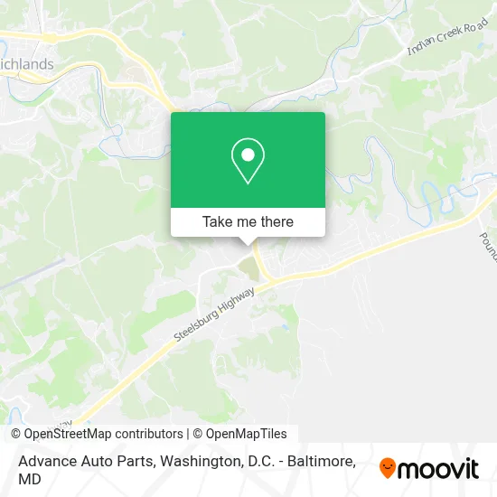 Advance Auto Parts map