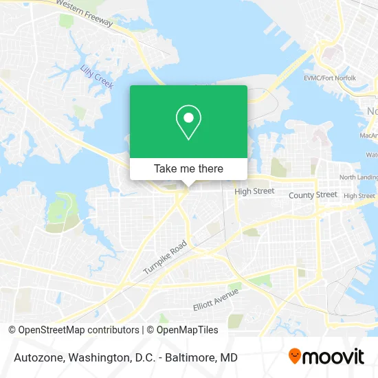 Autozone map